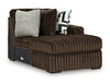 Midnight-Madness Sectional with Chaise - House Of Furniture/Allan's Gallery