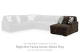 Midnight-Madness Sectional with Chaise - House Of Furniture/Allan's Gallery