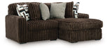 Midnight-Madness Sectional with Chaise - House Of Furniture/Allan's Gallery