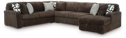 Midnight-Madness Sectional with Chaise - House Of Furniture/Allan's Gallery