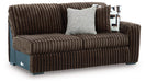 Midnight-Madness Sectional with Chaise - House Of Furniture/Allan's Gallery