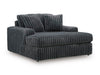 Midnight-Madness Oversized Chaise - House Of Furniture/Allan's Gallery
