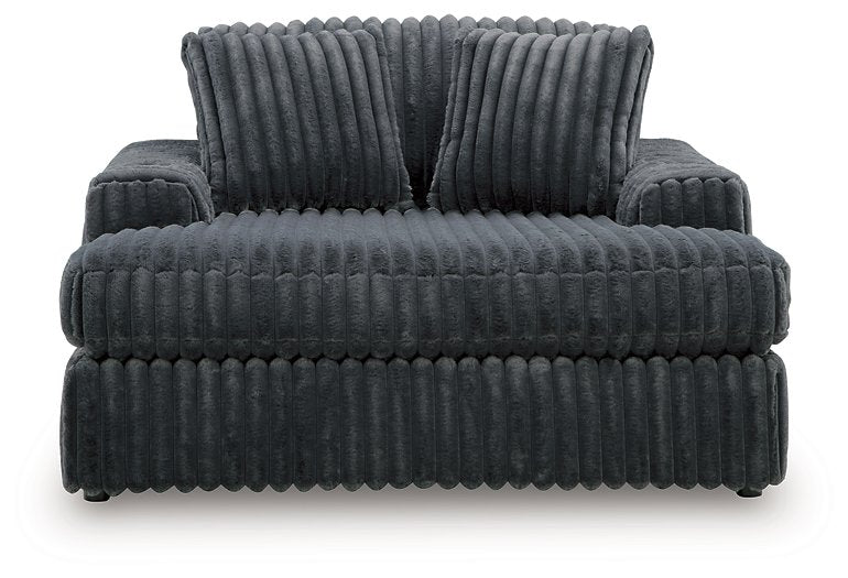 Midnight-Madness Oversized Chaise - House Of Furniture/Allan's Gallery