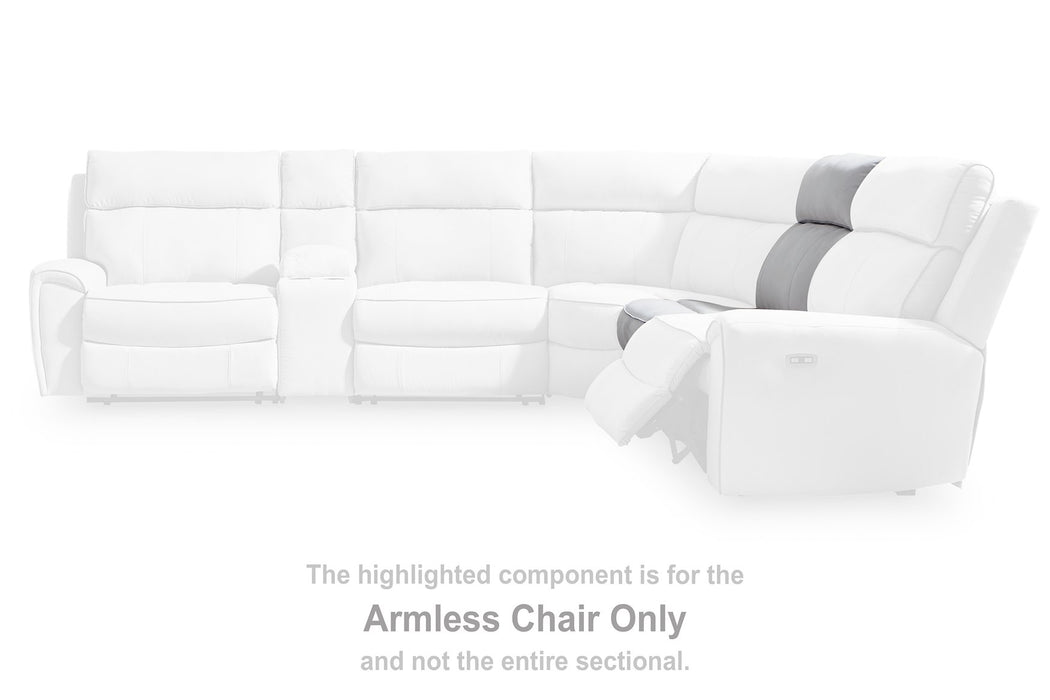 Social Pointe Reclining Sectional with Storage Consoles - House Of Furniture/Allan's Gallery