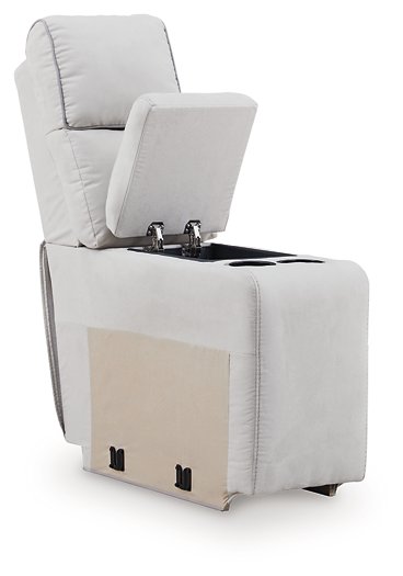 Social Pointe Reclining Sectional with Storage Consoles - House Of Furniture/Allan's Gallery