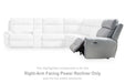Social Pointe Reclining Sectional with Storage Consoles - House Of Furniture/Allan's Gallery
