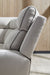 Social Pointe Reclining Sectional with Storage Console - House Of Furniture/Allan's Gallery
