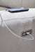 Social Pointe Reclining Sectional with Storage Console - House Of Furniture/Allan's Gallery