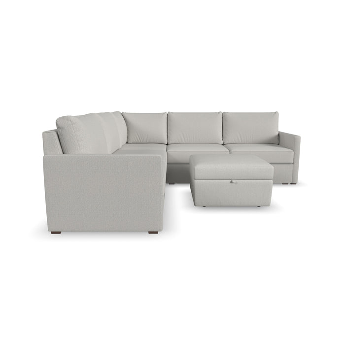 Flex 5-Seat Sectional with Narrow Arm and Storage Ottoman - 5000003371