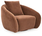 Yahya Swivel Accent Chair - House Of Furniture/Allan's Gallery