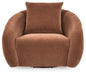 Yahya Swivel Accent Chair - House Of Furniture/Allan's Gallery