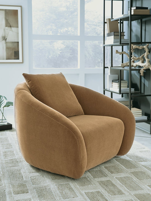Yahya Swivel Accent Chair - House Of Furniture/Allan's Gallery
