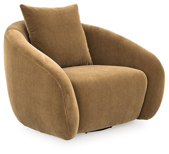Yahya Swivel Accent Chair - House Of Furniture/Allan's Gallery