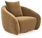 Yahya Swivel Accent Chair - House Of Furniture/Allan's Gallery