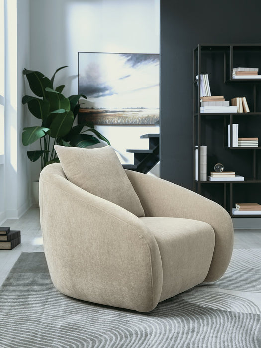 Yahya Swivel Accent Chair - House Of Furniture/Allan's Gallery