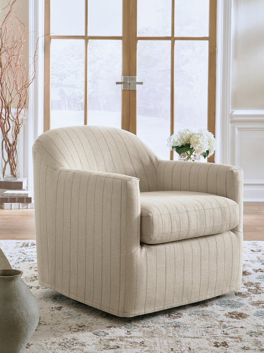 Valwick Swivel Accent Chair - House Of Furniture/Allan's Gallery