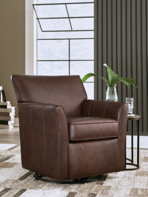 Braydunn Swivel Glider Accent Chair - House Of Furniture/Allan's Gallery