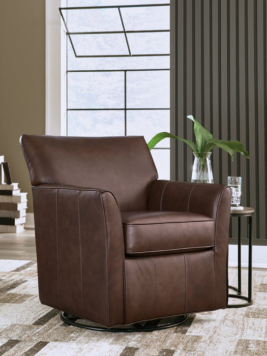 Braydunn Swivel Glider Accent Chair - House Of Furniture/Allan's Gallery