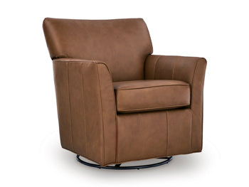 Braydunn Swivel Glider Accent Chair - House Of Furniture/Allan's Gallery