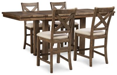 Moriville Counter Height Dining Set - House Of Furniture/Allan's Gallery