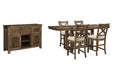 Moriville Counter Height Dining Set - House Of Furniture/Allan's Gallery