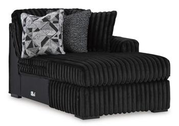 Midnight-Madness Sectional with Chaise - House Of Furniture/Allan's Gallery