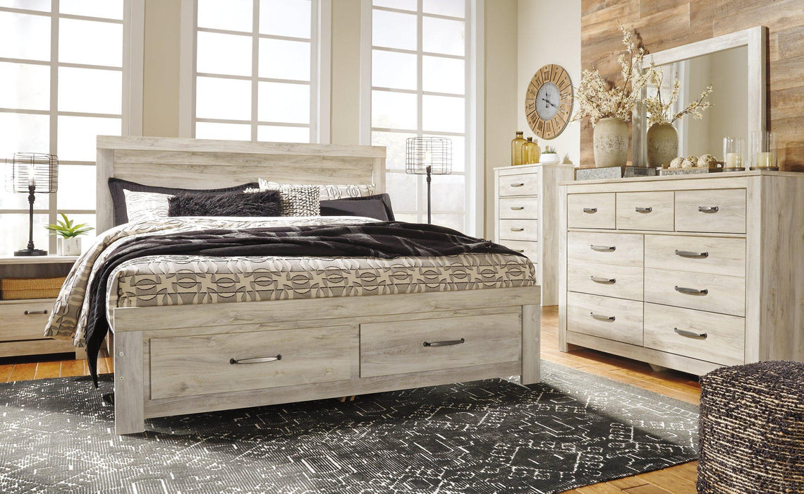 Bellaby Bed with 2 Storage Drawers - House Of Furniture/Allan's Gallery