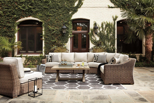 Beachcroft Outdoor Seating Set - House Of Furniture/Allan's Gallery