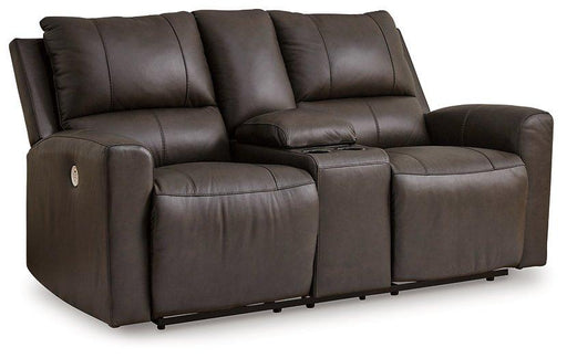 Boxmere Power Reclining Loveseat with Console - House Of Furniture/Allan's Gallery