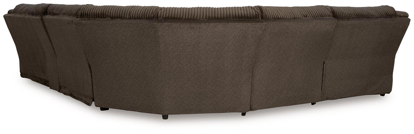Top Tier Reclining Sectional with Chaise - House Of Furniture/Allan's Gallery
