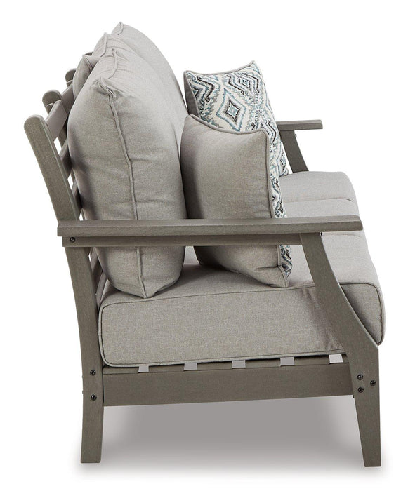 Visola Outdoor Sofa and Loveseat Set - House Of Furniture/Allan's Gallery