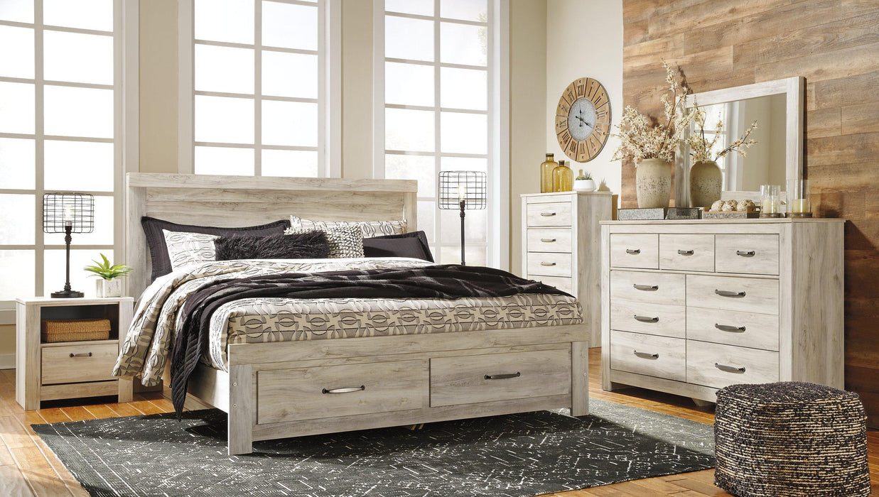 Bellaby Bed with 2 Storage Drawers - House Of Furniture/Allan's Gallery