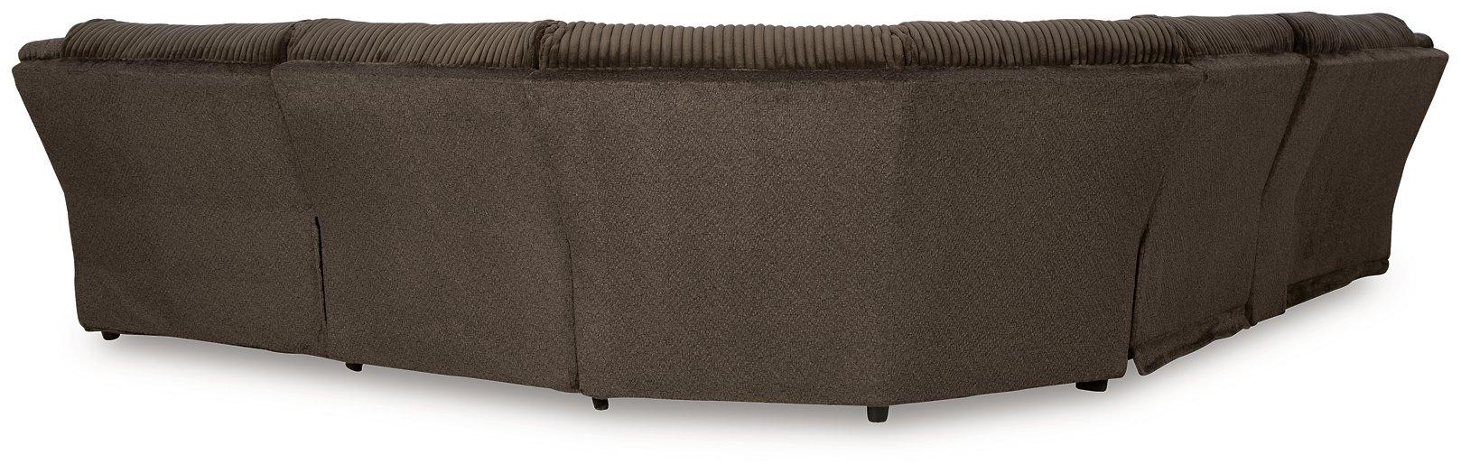 Top Tier Reclining Sectional with Chaise - House Of Furniture/Allan's Gallery