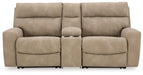 Next-Gen DuraPella Power Reclining Sectional Loveseat with Console - House Of Furniture/Allan's Gallery