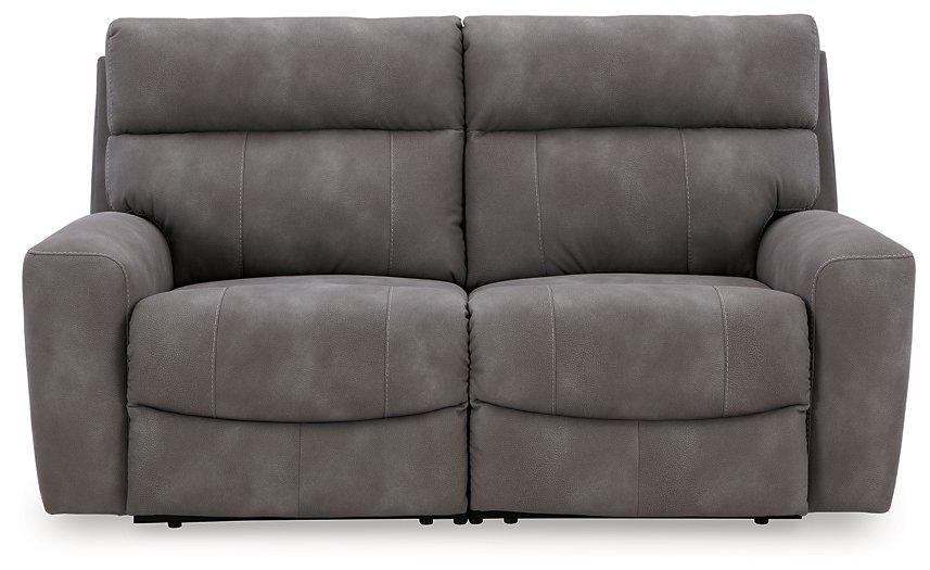 Next-Gen DuraPella Power Reclining Sectional Loveseat - House Of Furniture/Allan's Gallery