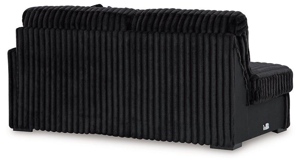 Midnight-Madness Sectional with Chaise - House Of Furniture/Allan's Gallery