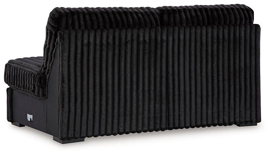 Midnight-Madness Sectional with Chaise - House Of Furniture/Allan's Gallery