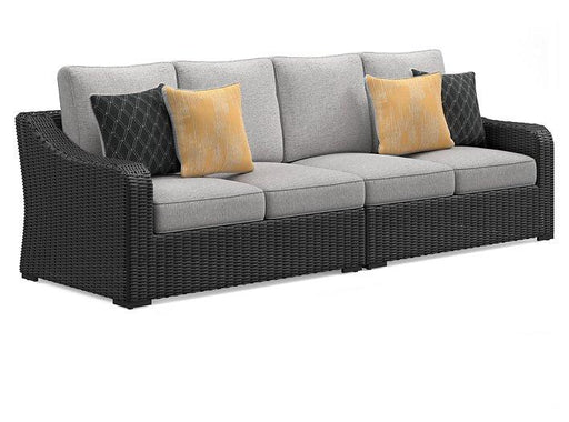 Beachcroft 2-Piece Outdoor Loveseat with Cushion - House Of Furniture/Allan's Gallery