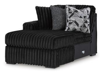 Midnight-Madness Sectional with Chaise - House Of Furniture/Allan's Gallery