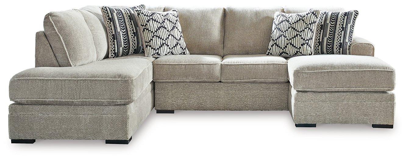 Calnita Sectional with Chaise - House Of Furniture/Allan's Gallery