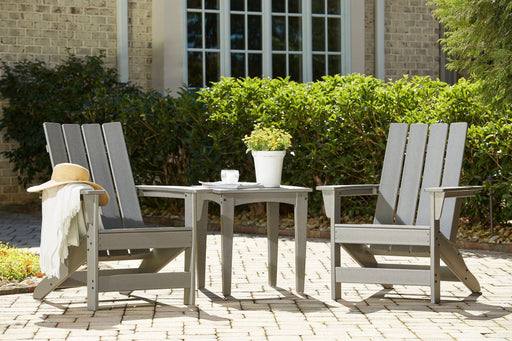 Visola Outdoor Adirondack Chair Set with End Table - House Of Furniture/Allan's Gallery