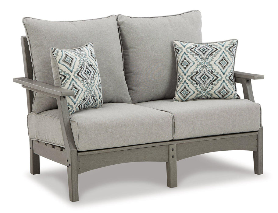 Visola Outdoor Sofa and Loveseat Set - House Of Furniture/Allan's Gallery
