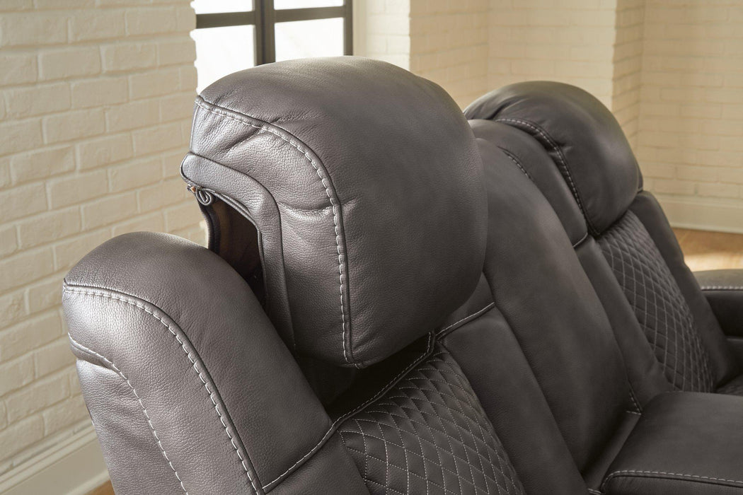 Fyne-Dyme Power Reclining Sofa - House Of Furniture/Allan's Gallery