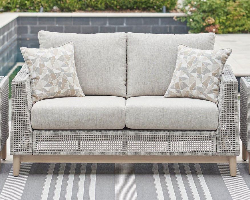 Seton Creek Outdoor Seating Set - House Of Furniture/Allan's Gallery