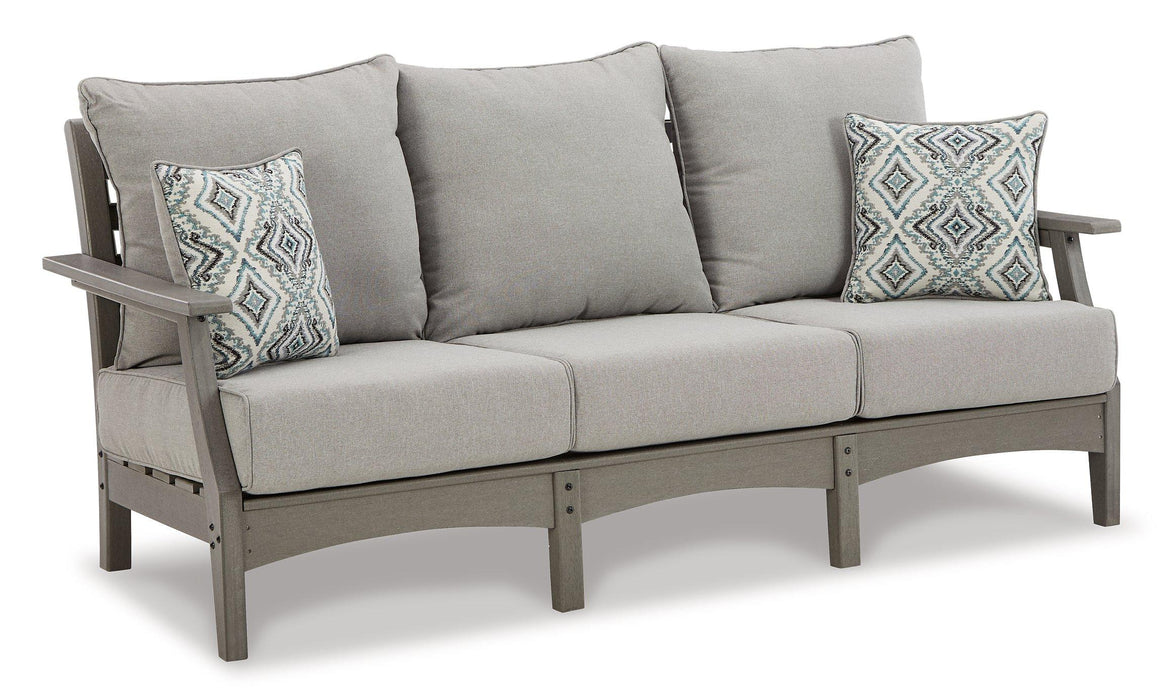 Visola Outdoor Sofa and Loveseat Set - House Of Furniture/Allan's Gallery