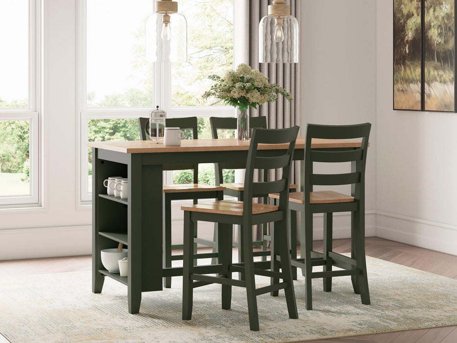 Gesthaven Counter Height Dining Table - House Of Furniture/Allan's Gallery