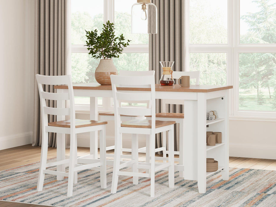 Gesthaven Counter Height Dining Table - House Of Furniture/Allan's Gallery