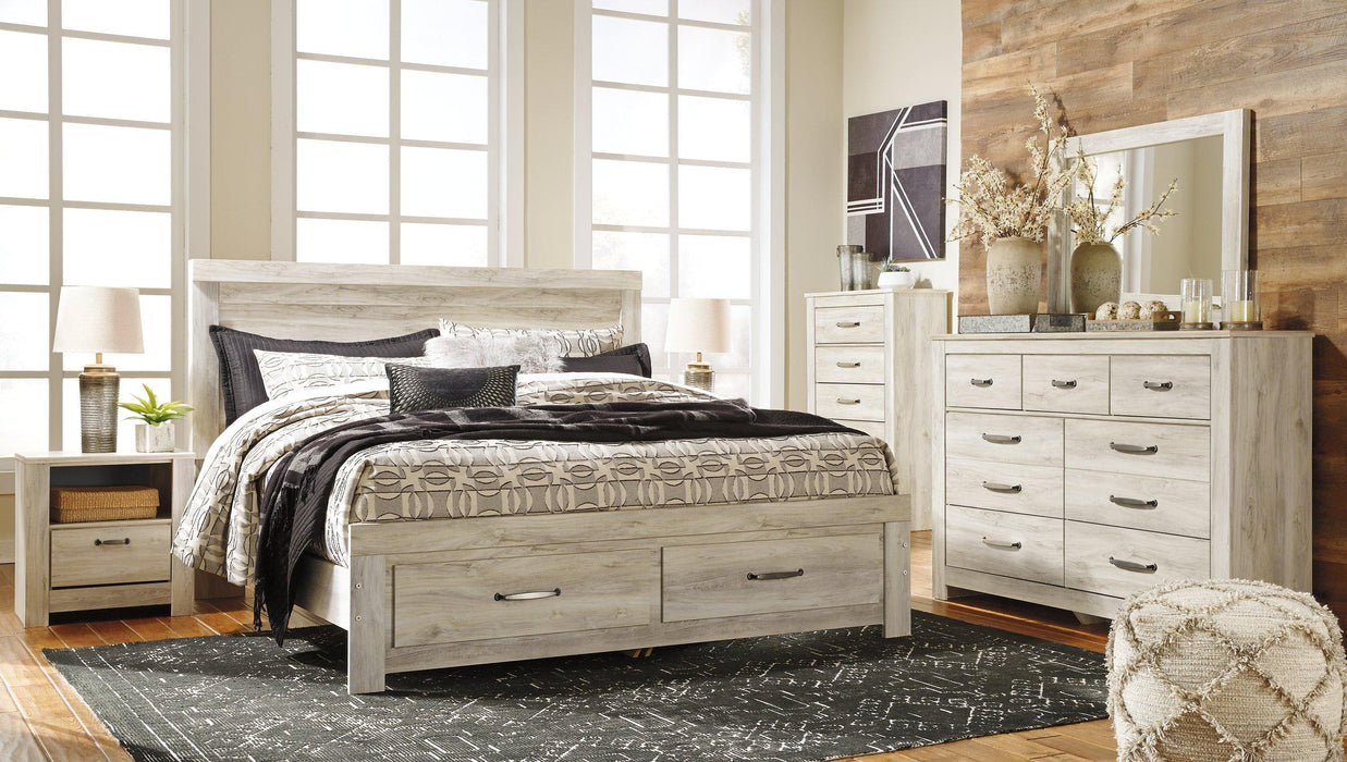 Bellaby Bed with 2 Storage Drawers - House Of Furniture/Allan's Gallery