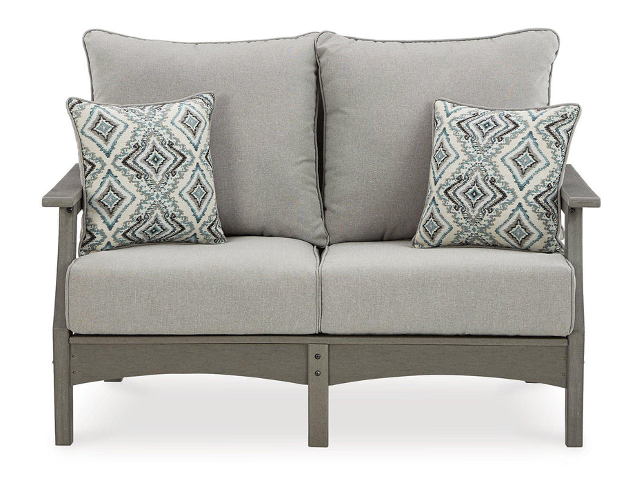 Visola Outdoor Sofa and Loveseat Set - House Of Furniture/Allan's Gallery