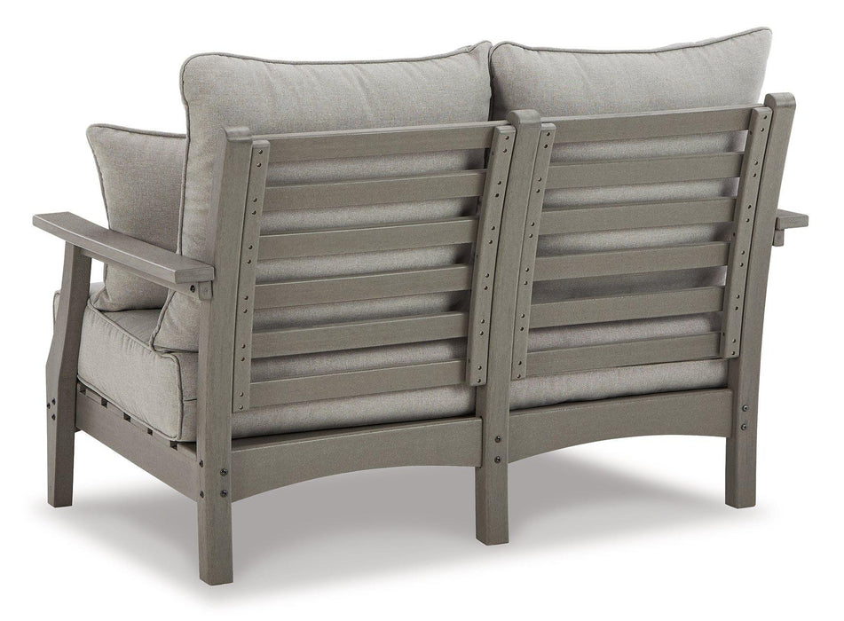 Visola Outdoor Sofa and Loveseat Set - House Of Furniture/Allan's Gallery